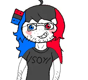 soysuba, unknown, glasses, ias, nintendo, nintendo switch, stubble, uncolored skin, video game, white teeth