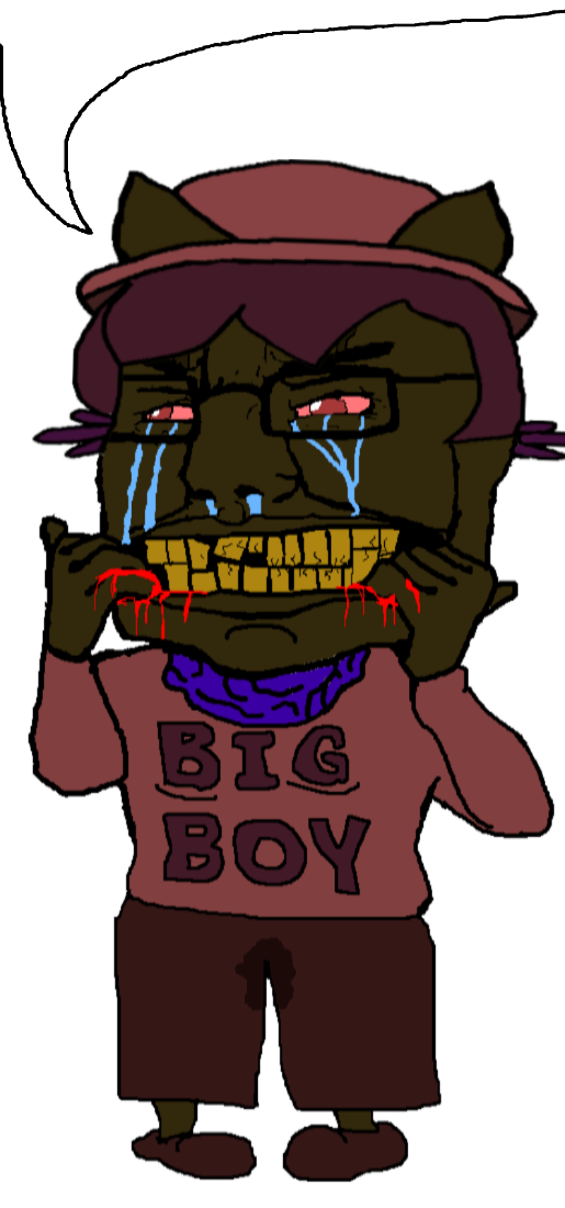 chudjak, big-boy, angry, arm, big boy, blood, bloodshot eyes, brown skin, clothes, crying
