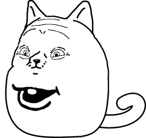 gapejak, vlodson, gapecat, animal, cat, cat ears, ear, ears, forehead lines, nose