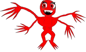 soytan, a24 slowburn soyjak, fingerboy, fusionjaks, big eyes, claws, creepy, female, mutiple limbs, red eyes