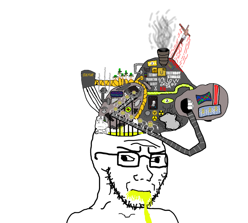 coinjak, cryboy soyjak, feraljak, gapejak, markiplier soyjak, meximutt, soyak, soyak (irritated), teethboy, glowie