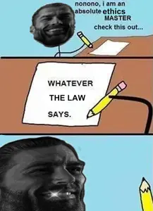 gigachad, beard, comic, ethics master, pencil, toss