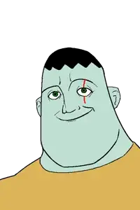 SoyBooru.com - 155728 - bald big_chin black_and_white disney man mr_incredible pixar smile smug superhero template the_incredibles transparent_background variant_unknown (1).png