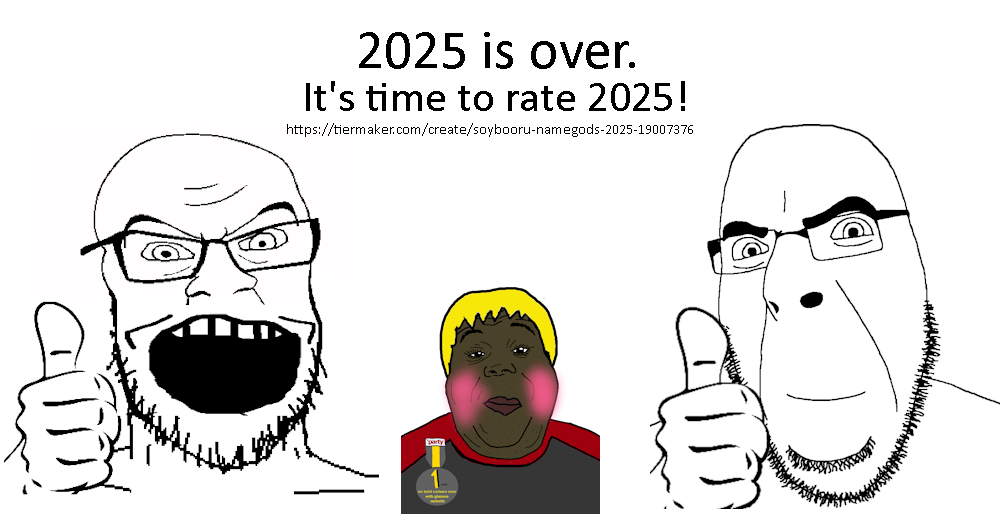 alicia, cobson, feraljak, markiplier soyjak, hunky twink sex machine, hunky twink sex machine, 2025, 3soyjaks, bald, black skin