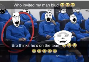 SoyBooru.com - 151977 - amphibian bald beard bro_thinks_hes_on_the_team drake ear forehead_lines frog glasses hair irl_background meme nas_pepe nose open_mouth pepe_the_frog snapchat stubble subvariant_science_lover teeth variant_chudjak va.jpg