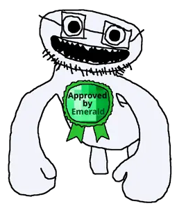 unknown, arm, award, bald, emerald, full body, glasses, hands, open mouth, soyjak