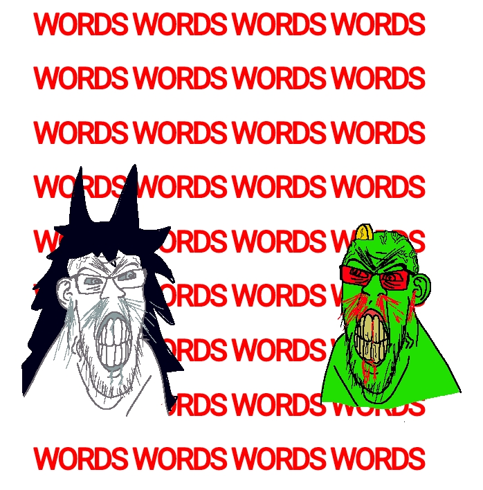 miss circle, feraljak, feralrage, 2soyjaks, blood, bloodshot eyes, comment leakage, glasses, green skin, rage