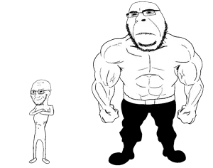 cobson, soyak, hornyson, soyak (smug), iswearimgoingto, abs, belt, buff, clothes, crossed arms