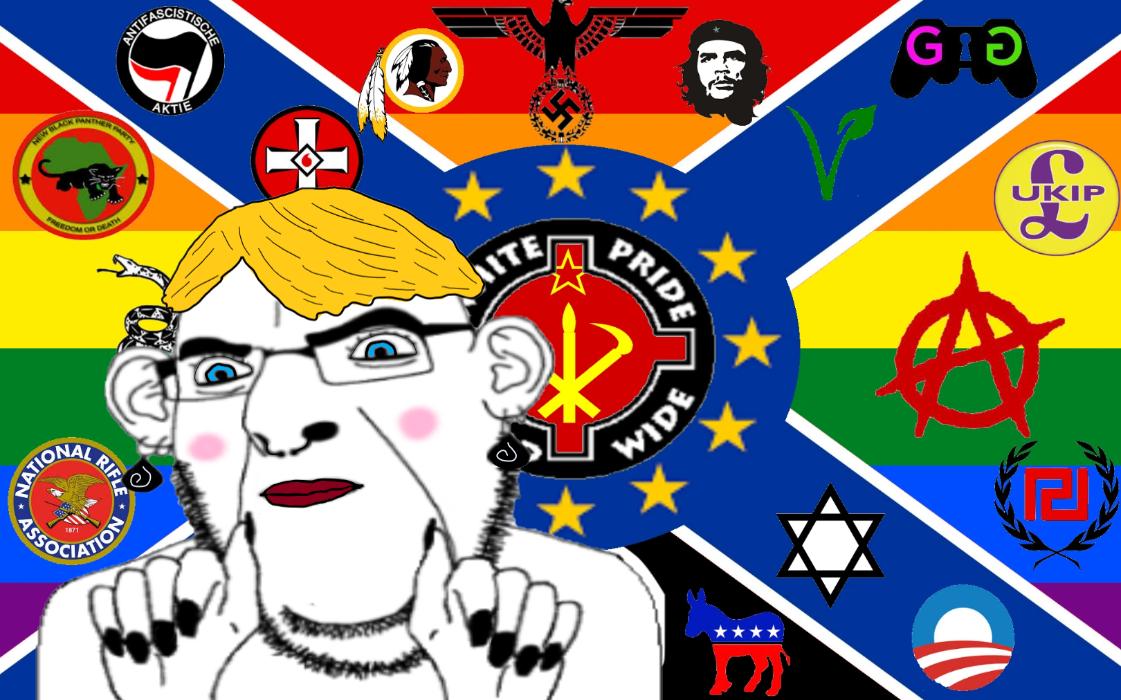 cobson, slutson, africa, american football, anarchism, animal, antifa, barack obama, black panther party, blonde hair