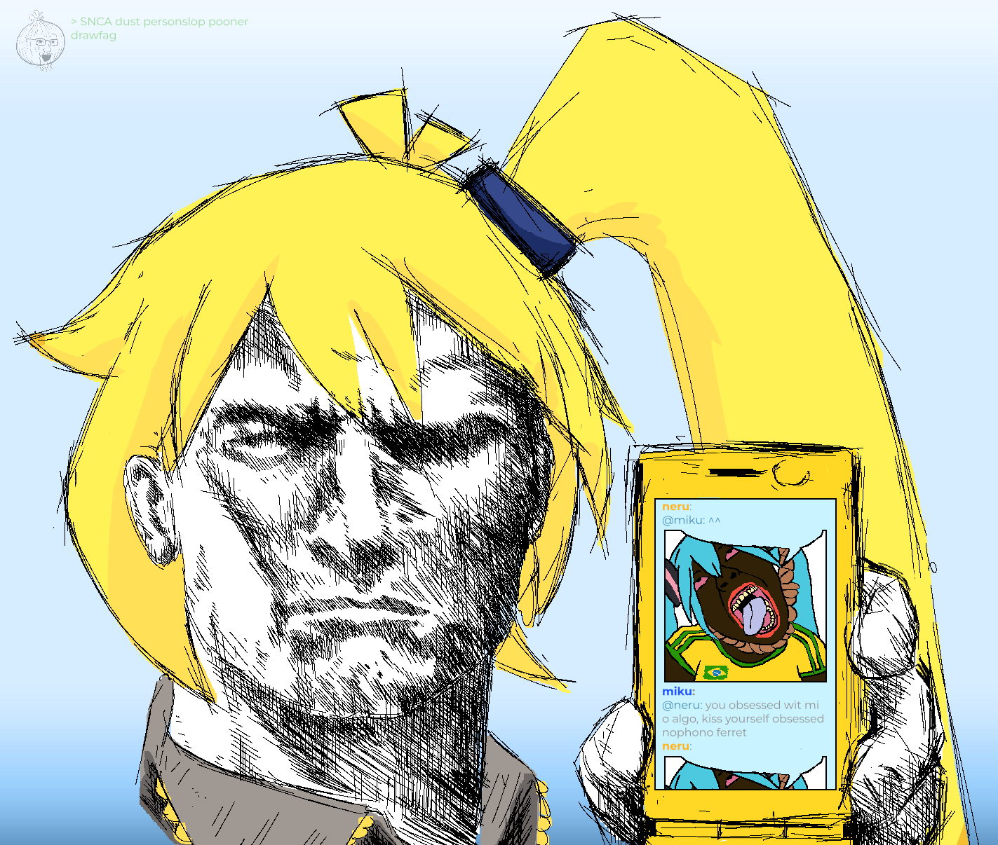 hatsune miku, bernd, soyak, hanging troonjak, troonjak, ack, akita neru, brazil, brazilian miku, comments
