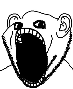 gapejak, impish soyak ears, tismjak, tismjak, autism, big mouth, ear, no glasses, no nose, open mouth