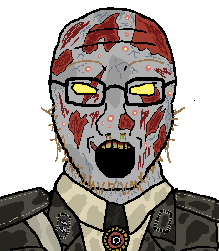 soyak, soyak front2, blood, blood on face, booger, corpse, dead, dirty clothes, eyebrows, front view