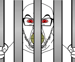 SoyBooru.com - 158467 - angry bloodshot_eyes glasses hand holding_object looking_at_you prison_cell stubble variant_feraljak yellow_teeth (1).png