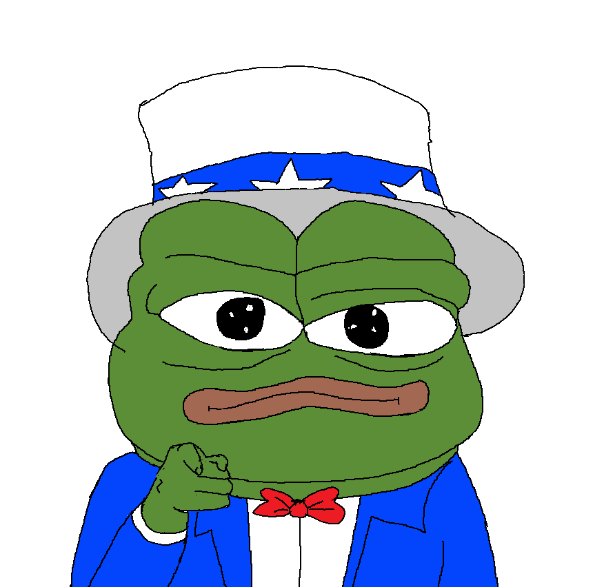 apu, pepe, amphibian, animal, bowtie, closed mouth, clothes, frog, green skin, hat