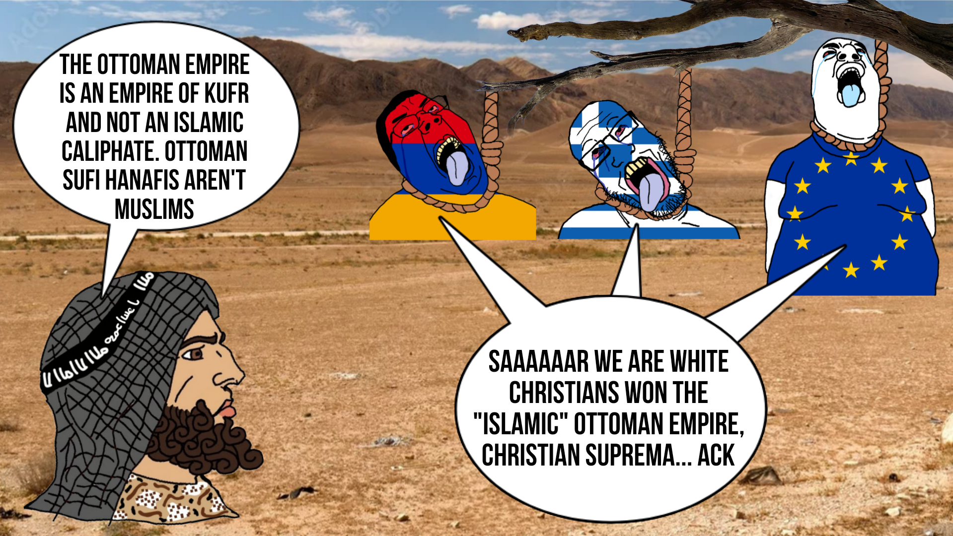 yes chad, chudjak, gapejak, hydejak, markiplier soyjak, gapechud, bald, bloodshot eyes, christian cross, christianity