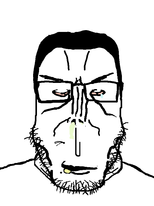 chudjak, markiplier soyjak, chudplier, eurochudplier, euromutt, euromutt, fusionjaks, bloodshot eyes, booger, closed mouth