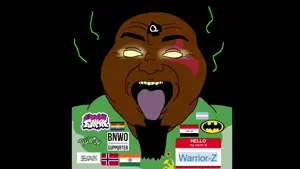 bvlljvk, animated, black skin, braphog, fat, tongue, video, voiceover, warrior-z