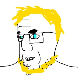 holyjak, glasses, smile, soyboy, stubble, terry davis, wrinkles