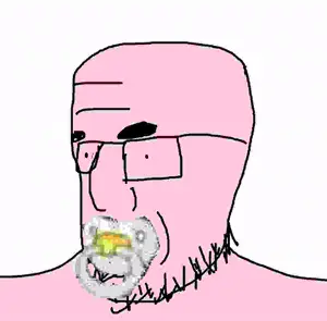 holyjak, glasses, smile, soyboy, stubble, terry davis, wrinkles