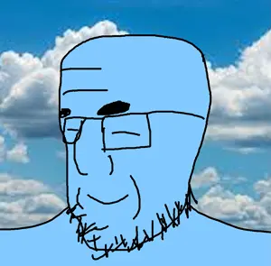 holyjak, glasses, smile, soyboy, stubble, terry davis, wrinkles