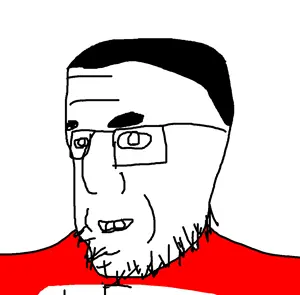 holyjak, glasses, smile, soyboy, stubble, terry davis, wrinkles