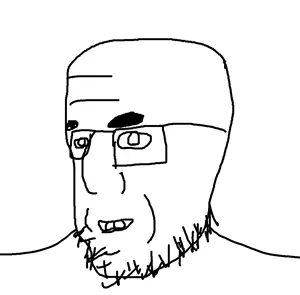 holyjak, glasses, smile, soyboy, stubble, terry davis, wrinkles