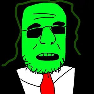 krautjak, gaping mouth, glasses, open mouth, open mouth, smile, soyboy, stubble, teeth, wrinkles
