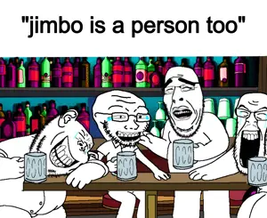 SoyBooru.com - 160510 - 4soyjaks closed_eyes crying drink drinking eyebrows full_body large_mouth laughing multiple_soyjaks smile teeth template variant_cobson variant_feraljak variant_impish_soyak_ears va.jpg