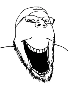 gapejak, xooldude, fusionjaks, glasses, nose, open mouth, smile, splice, splicejak, stubble