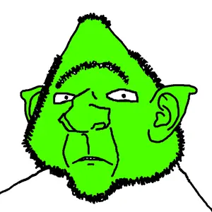 impish soyak ears, ishish soyak ears, balding, ear, ears, frown, green, orc, pointy ears, scared