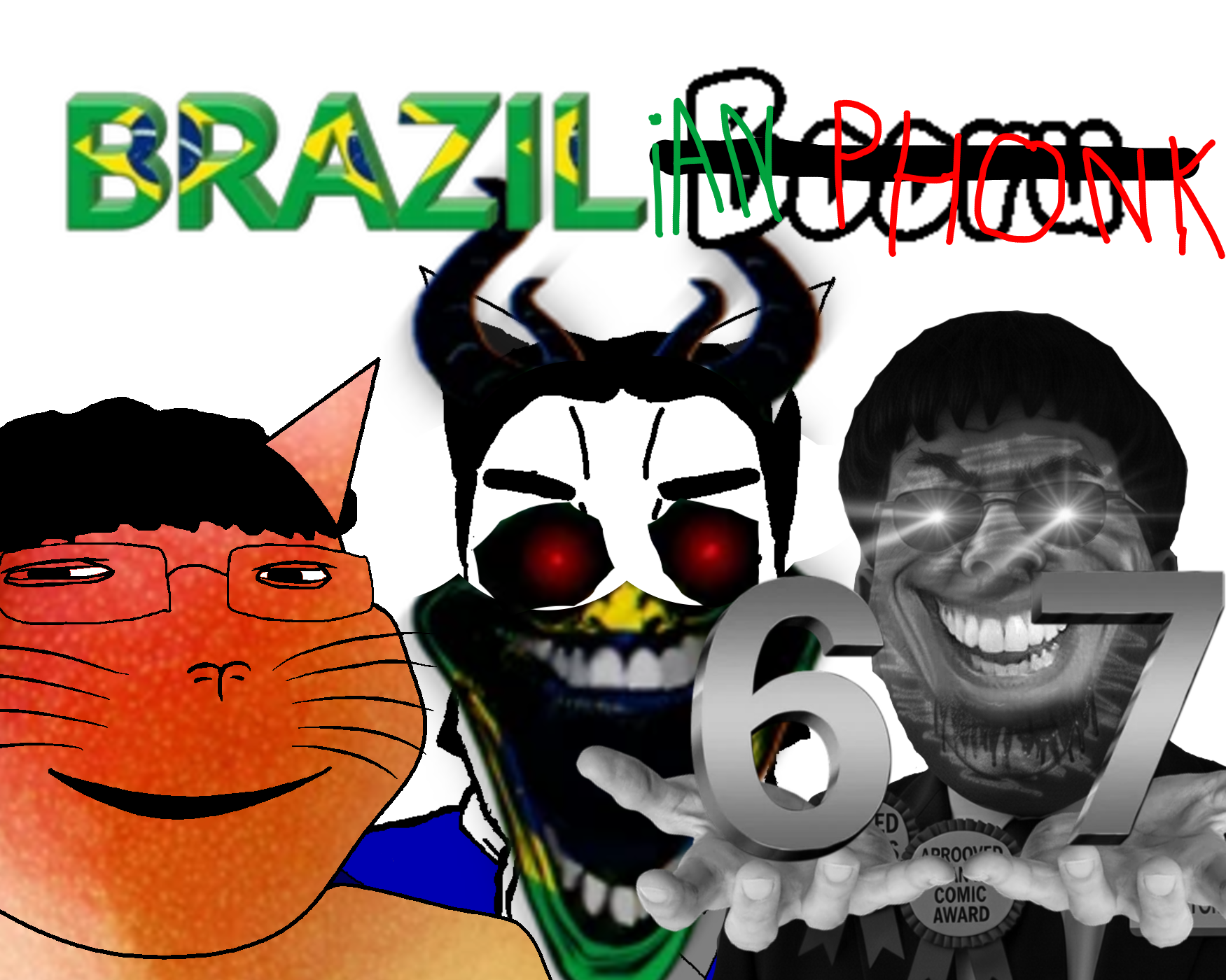 trollface, alicia, chudjak, gapejak, markiplier soyjak, chudplier, hunky twink sex machine, massjak, massmeowjak, wholesome soyjak