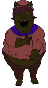 alicia, arm, brown skin, clothes, fat, full body, jimbrap, jimbraphog, oneshot pedo nigger, oneshotfag