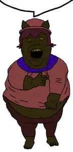 alicia, arm, brown skin, clothes, fat, full body, jimbrap, jimbraphog, oneshot pedo nigger, oneshotfag