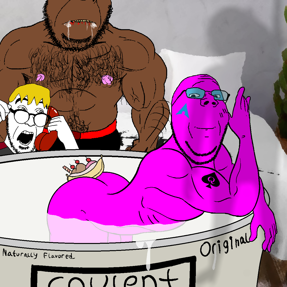 nate higgers, bernd, checkjak, cobson, gapejak, hanging troonjak, hornyson, troonjak, wholesome soyjak, natejak
