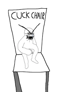 selfish on the cuck chair.gif