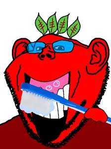 broot brushing his teeth - Copy.gif