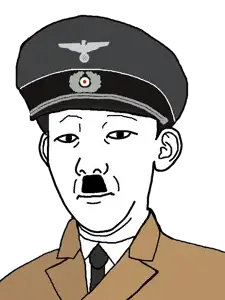 kuzjak, adolf hitler, ear, hitler mustache, military, mustache, nazism