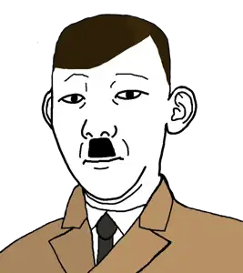 kuzjak, adolf hitler, ear, hitler mustache, military, mustache, nazism