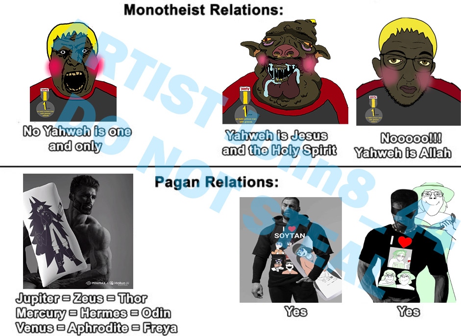 gigachad, miss circle, nate higgers, soytan, alicia, bernd, cuckjeet, feraljak, gapejak, beast
