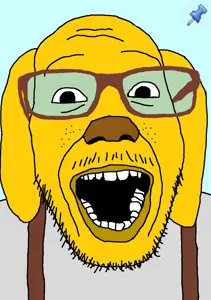 punkjak, jannyjak, animal, dog, dog ear, ear, glasses, janny, mustache, open mouth
