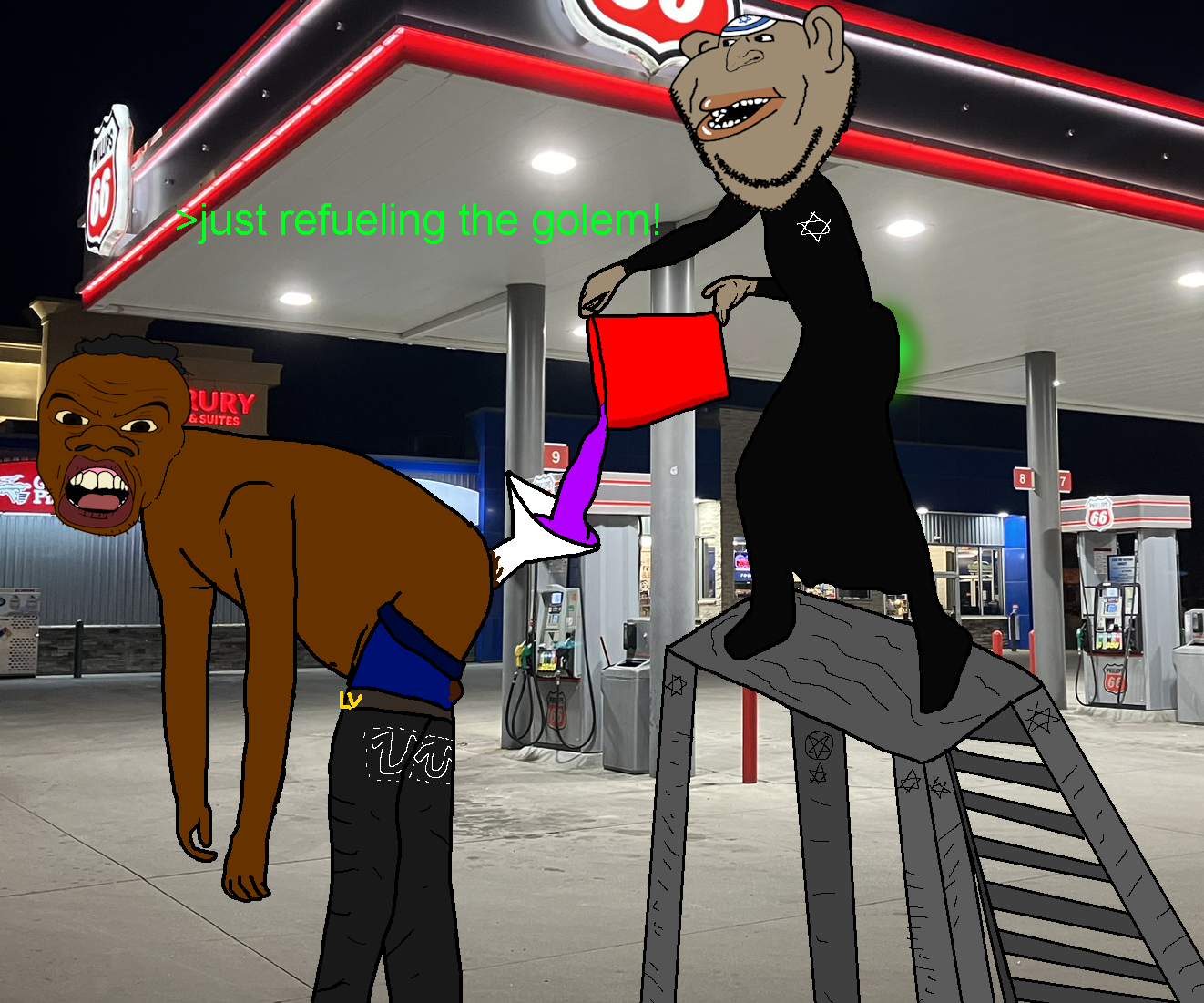 feraljak, impish soyak ears, feralnigger, impish amerimutt, anal, angry, ass, black skin, brap, brimstone