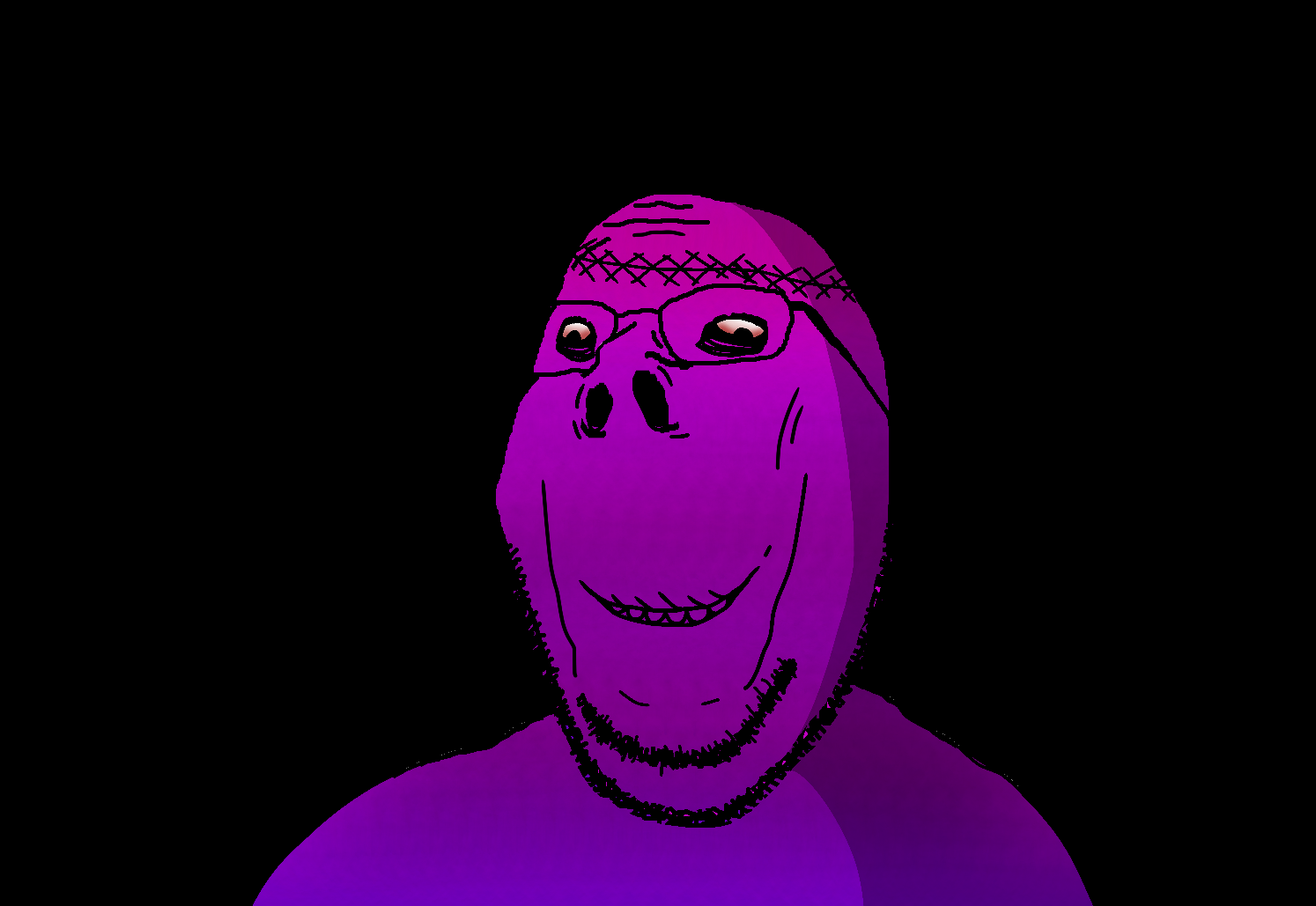 blossom, gapejak, wholesome soyjak, admin, admin 7, bloodshot eyes, chin, creepy, cross eyed, crown of thorns