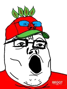 impish soyak ears, tony soprano soyjak, administ soyjaks, broot 2026, brootal, brootism, brootist, campaign, cap, clothes