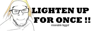 feraljak, bald, eyebrows, eyes, gay, glasses, happy, light, looking at you, miserable faggot