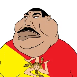 meximutt, angry, black hair, brown eyes, fat, hair, italy, mustache, sicily