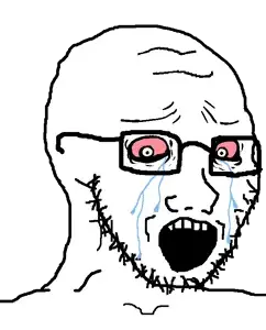 SoyBooru.com - 121973 - bald bloodshot_eyes crying glasses open_mouth stubble subvanu1.png