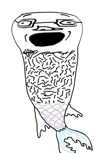 SoyBooru.com - 165466 - andrew_visser bald fins fish gartic_phone gills glasses mermaid open_mouth stubble variant_unknown white_background (2).png