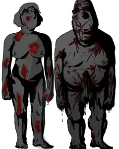 cobson, female cobson, female hornyson, hornyson, femjak, blood, couple, female, horny, naked