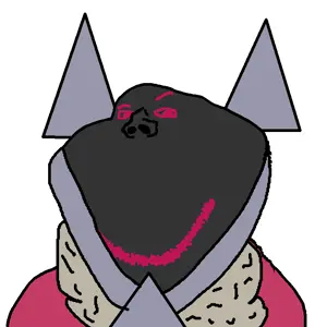 impish soyak ears, angry, clothes, glasses, gray skin, hat, jacket, merell (friday night funkin'), pink eyes, soyjak