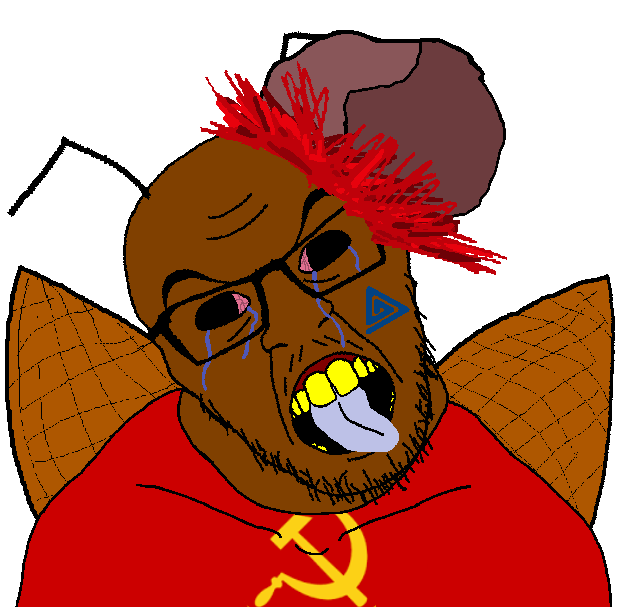 chauvin, feraljak, feraljak front, angry, animal, antenna, bleed, blood, bloodshot eyes, boylover symbol